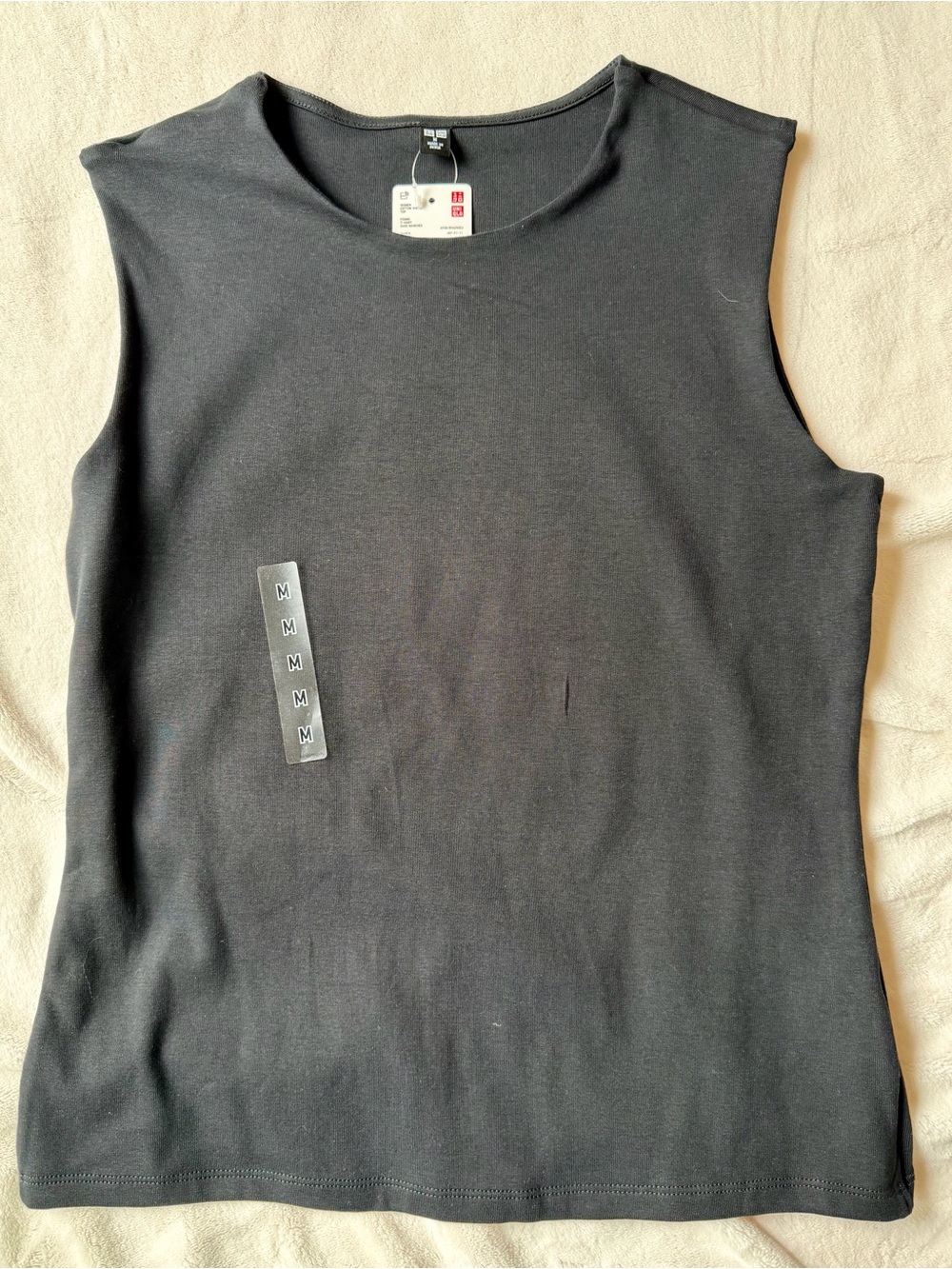 Uniqlo Cotton Shell Top 09 Black
